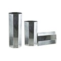 Seamless Aluminum Candle Octagonal Pillar Molds 6.5"